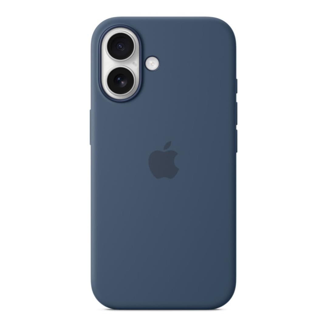 Apple iPhone 16 Denim Silicone Case with MagSafe Support