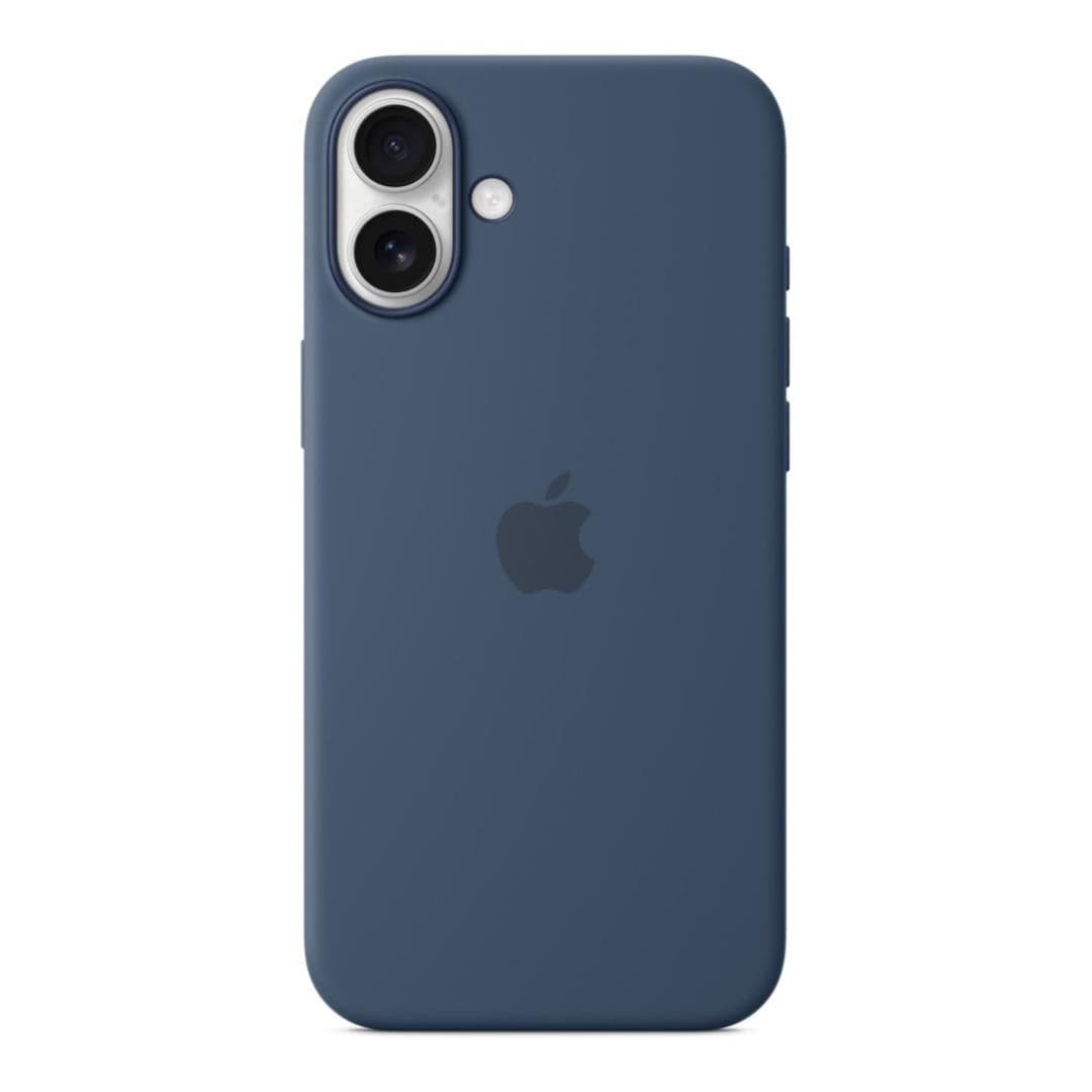 Apple iPhone 16 Plus Denim Silicone Case with MagSafe Support