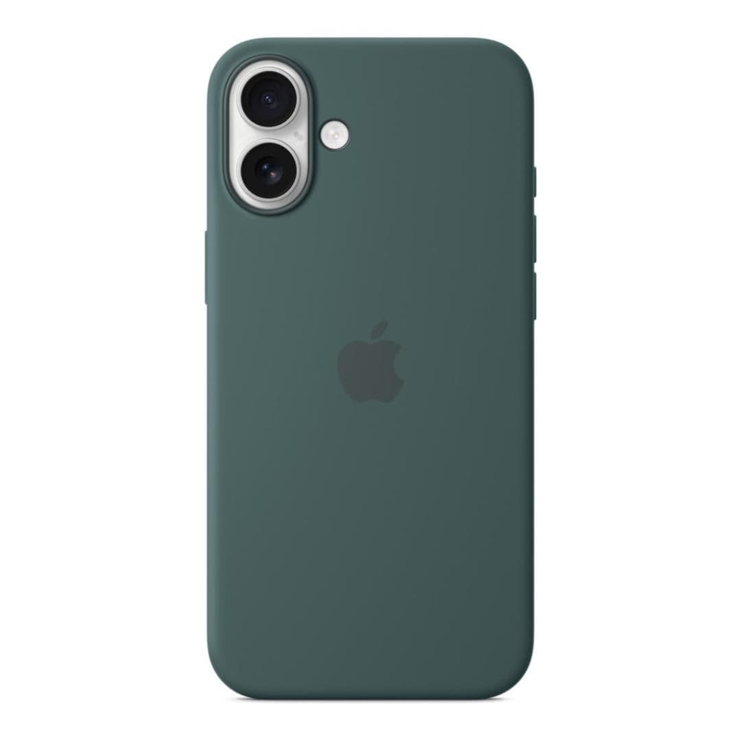 Apple iPhone 16 Plus Lake Green Silicone Case with MagSafe Support