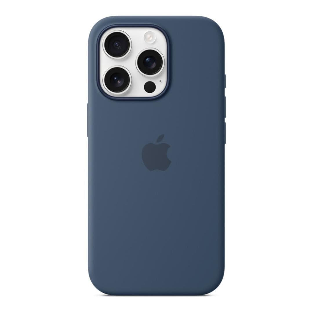 Apple iPhone 16 Pro Denim Silicone Case with MagSafe Support