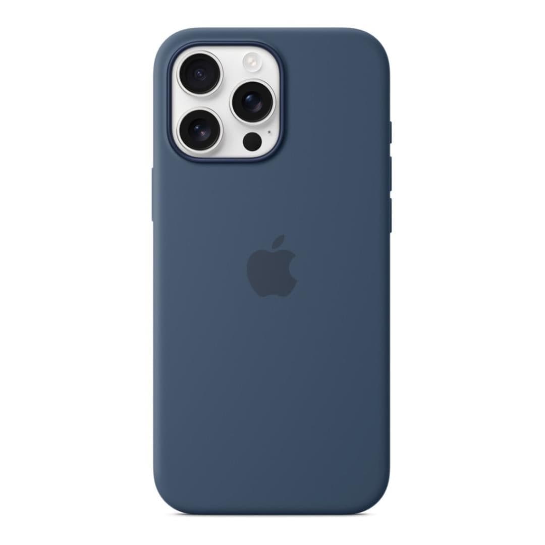 Apple iPhone 16 Pro Max Denim Silicone Case with MagSafe Support