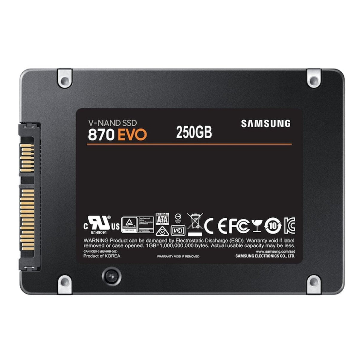 Samsung 870 EVO 2.5-inch 250GB SATA Internal SSD MZ-77E250B