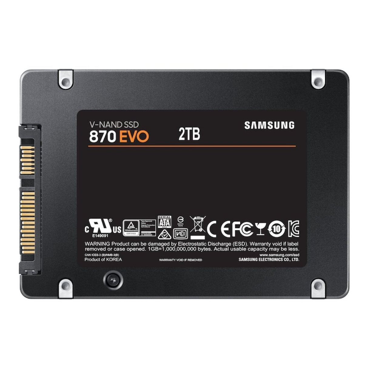 Samsung 870 EVO 2.5-inch 2TB SATA Internal SSD MZ-77E2T0B