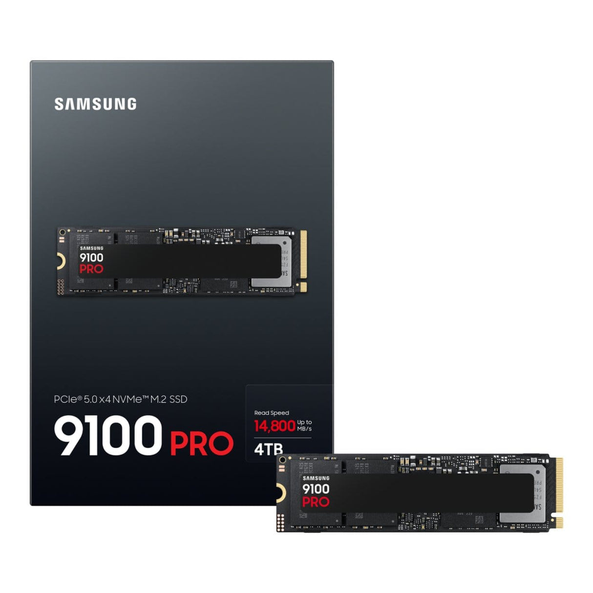 Samsung 9100 Pro 4TB PCIe 5.0 NVMe M.2 Internal SSD MZ-VAP4T0BW