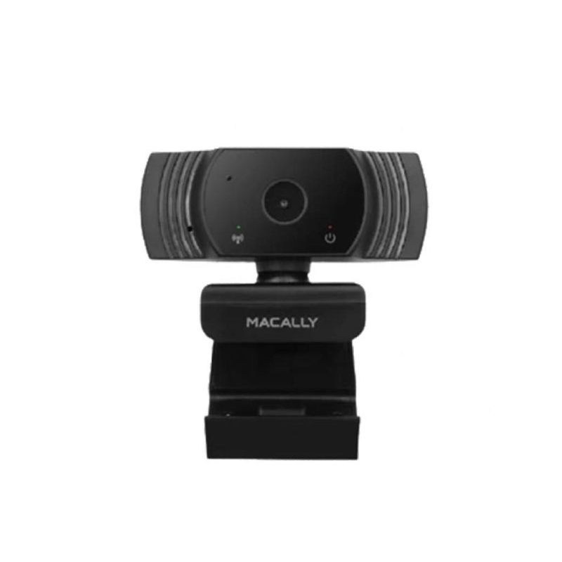 Macally FHD 1080p Type-A Webcam with Tripod Black
