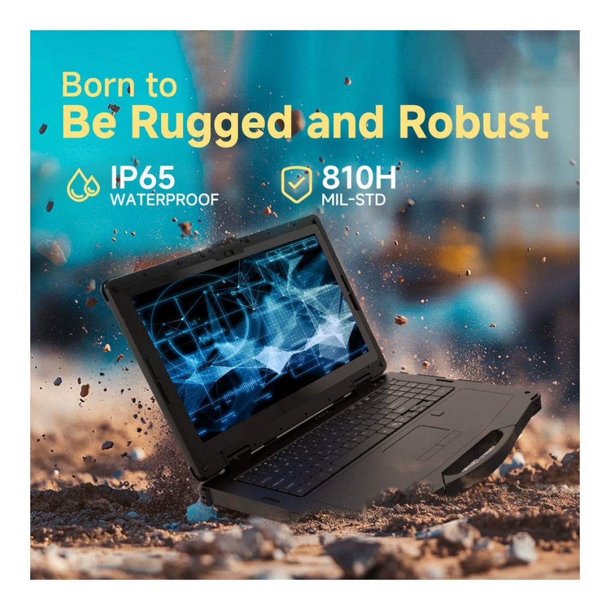 ONERugged N15A 15.6-inch FHD Rugged Laptop - Intel Core i5-1235U 256GB SSD 16GB RAM Win 11 Pro