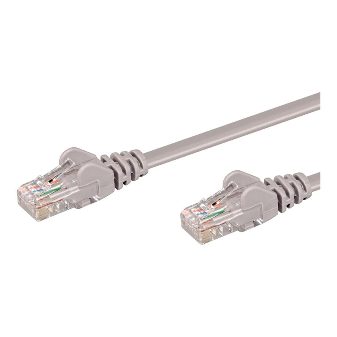 LinkQnet CAT5e Fly Lead RJ45 Ethernet Network Cable 5m NET-CAT5-GY-5M-LQ
