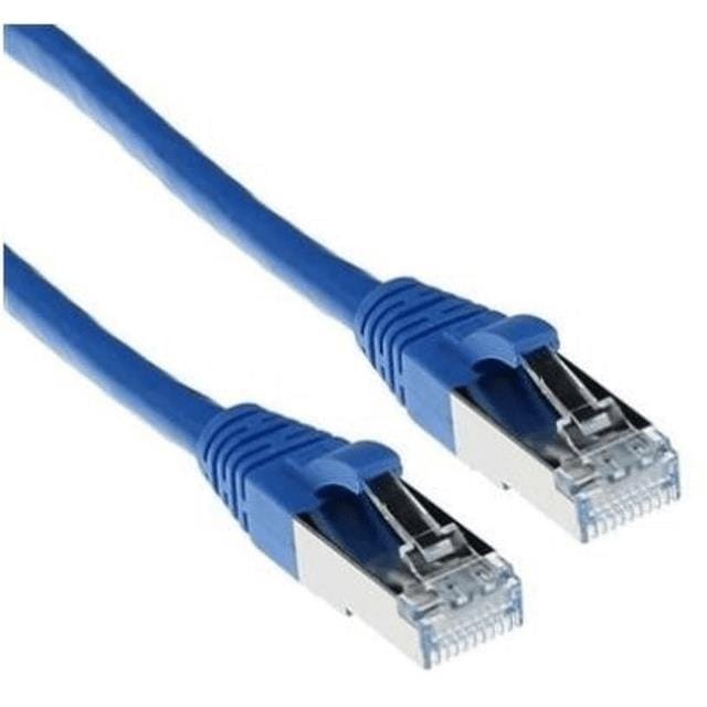 LinkQnet CAT6A Flylead LSZH Cable 2m Blue NET-CAT6A-2M-BL-LQ