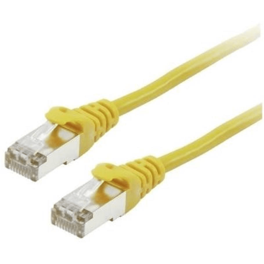 LinkQnet CAT6A Flylead LSZH Cable 3m Yellow NET-CAT6A-3M-Y-LQ