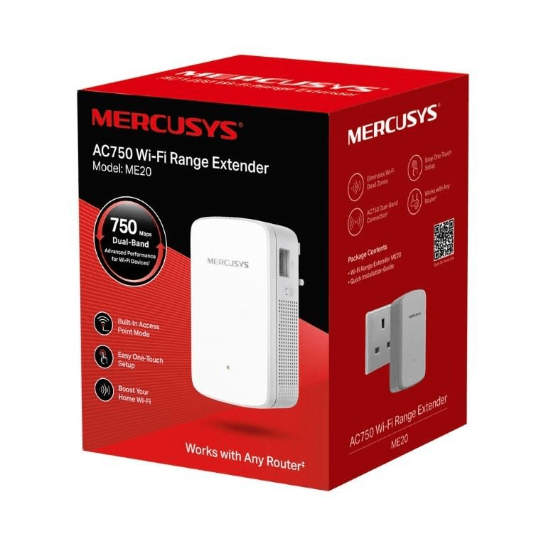 Mercusys AC750 Wi-Fi Range Extender NET-MER-ME20