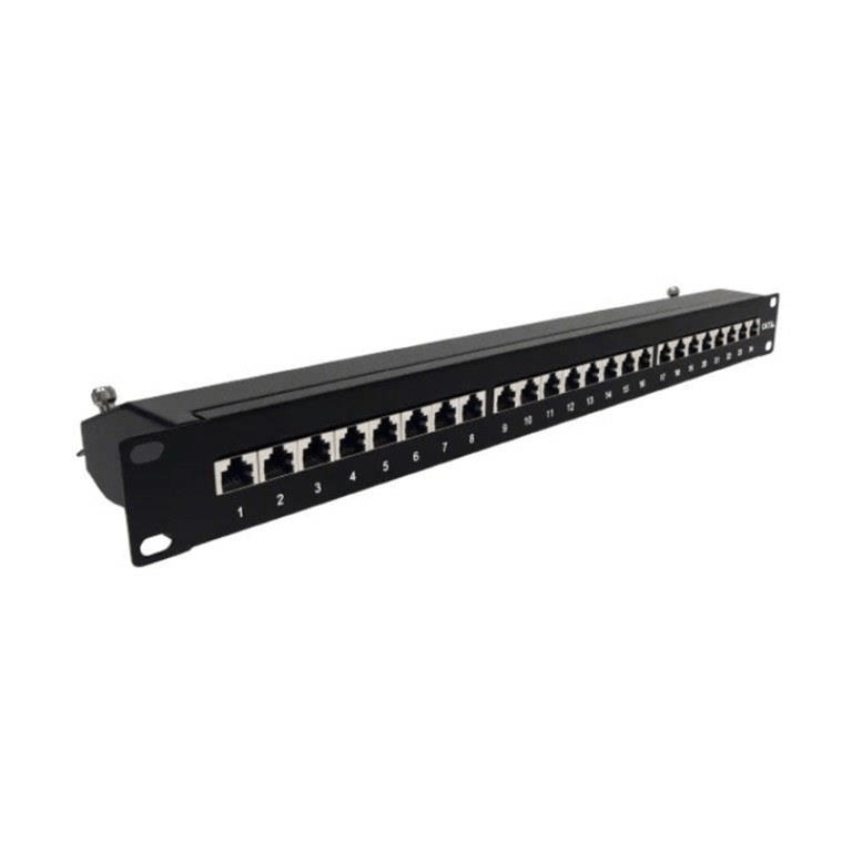 LinkQnet CAT6A 24-port Shielded Patch Panel NET-PATCH-SH-CAT6A-L