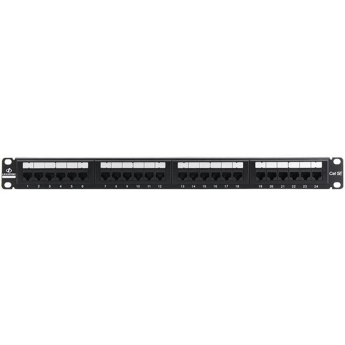LinkQnet Cat5 24-port Unshielded Patch Panel No Cable Management NET-PATCH5-24P-LQ