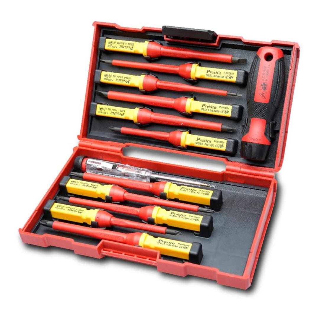 Pro'sKit SD-V861 VDE Screwdriver Kit 13-piece