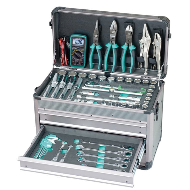 Pro'sKit 124-Piece Driver Socket Tool Kit NET-SK-612401M