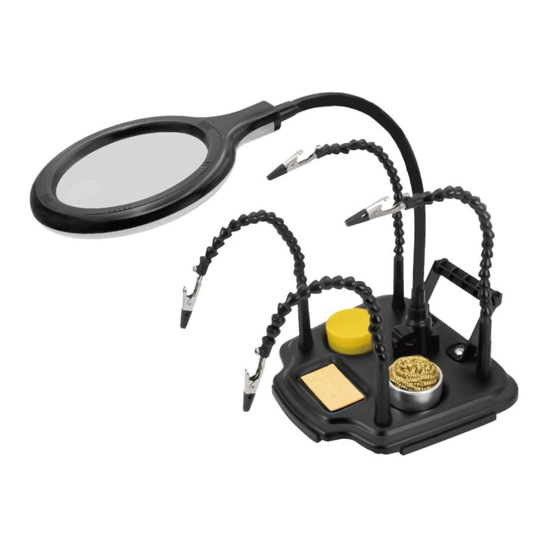 Pro'sKit SN-396N Soldering Helping Hand with LED Magnifier NET-SN-396N