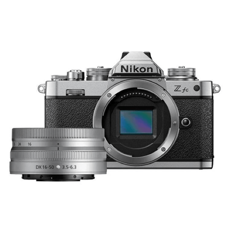 Nikon Z fc 20.9MP Mirrorless Digital Camera with Z DX 16-50mm f/3.5-6.3 VR Silver Lens NIILCZFCK002