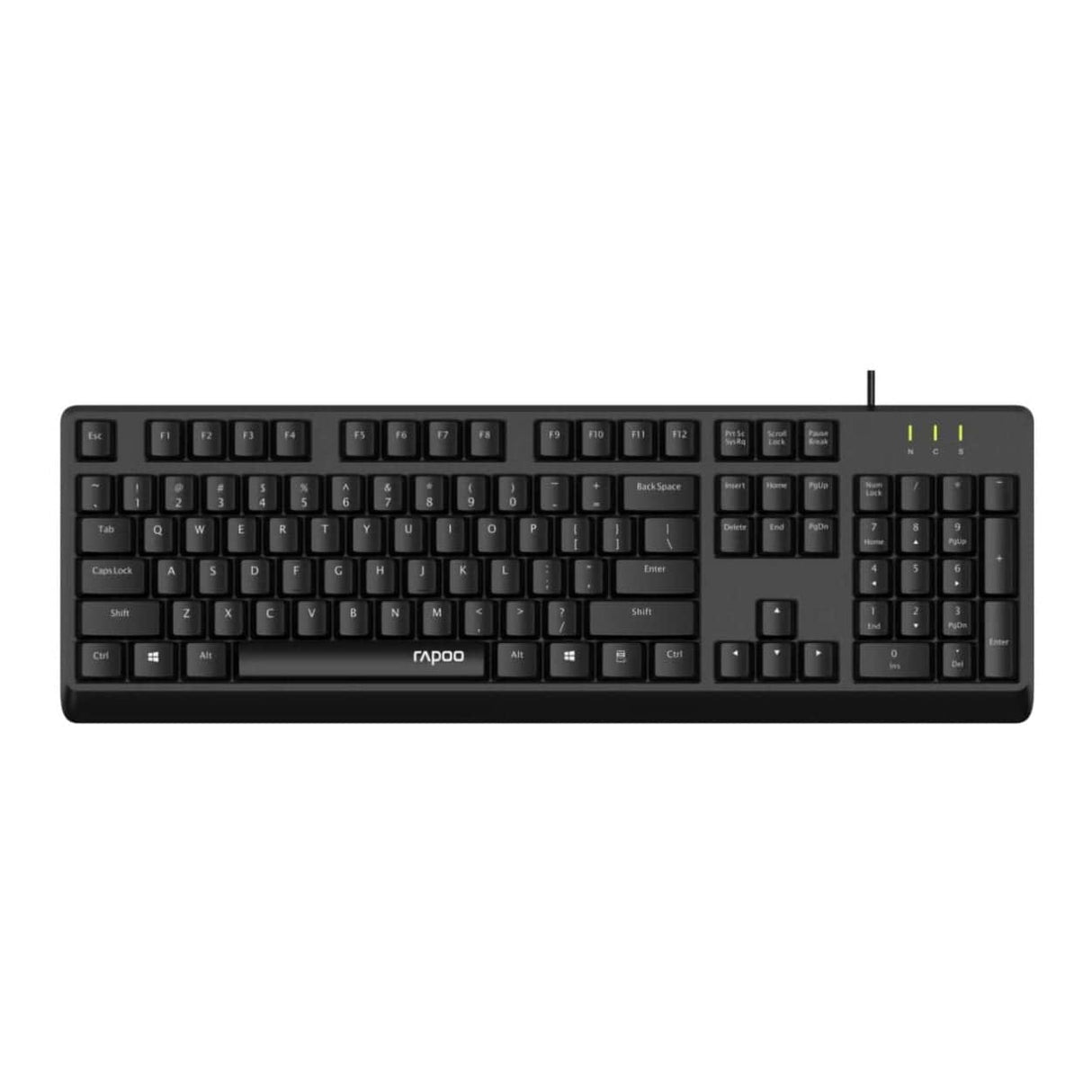 Rapoo NK1900 Wired Keyboard Black