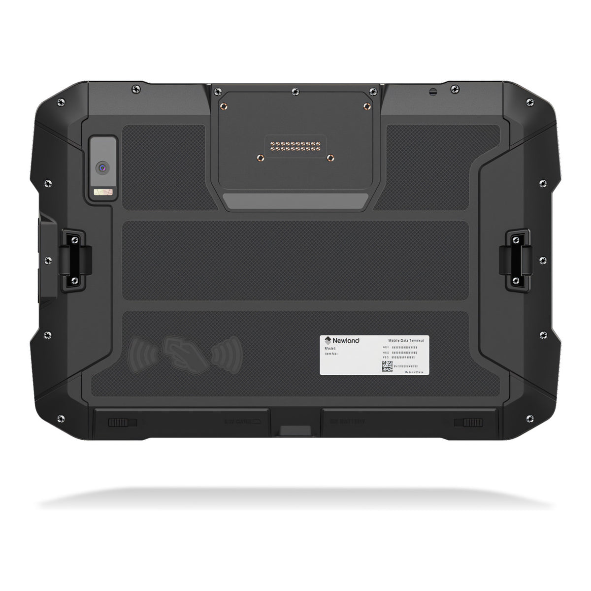 Newland NQuire 10 Trygon 10-inch Tablet - 2.2Ghz CPU 64GB ROM 4GB RAM 2D CMOS Imager with Laser Aimer CM6x Android 15 Black NLS-NQ10T-4W-B
