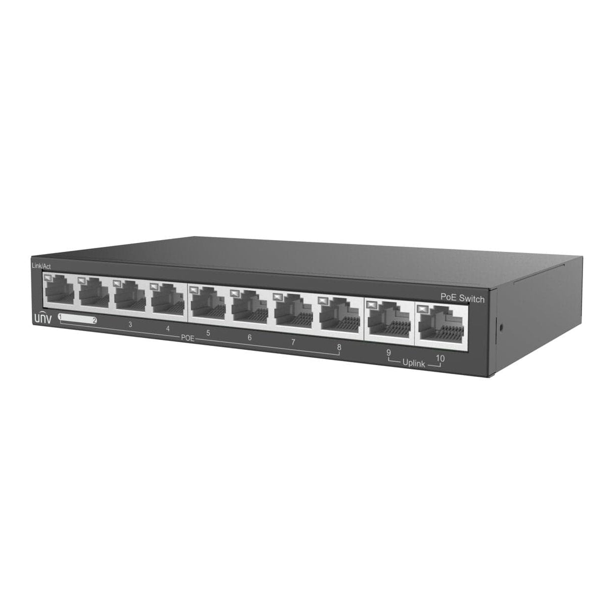 Uniview 10-port PoE Unmanaged Ethernet Switch NSW2020-10T-POE-IN
