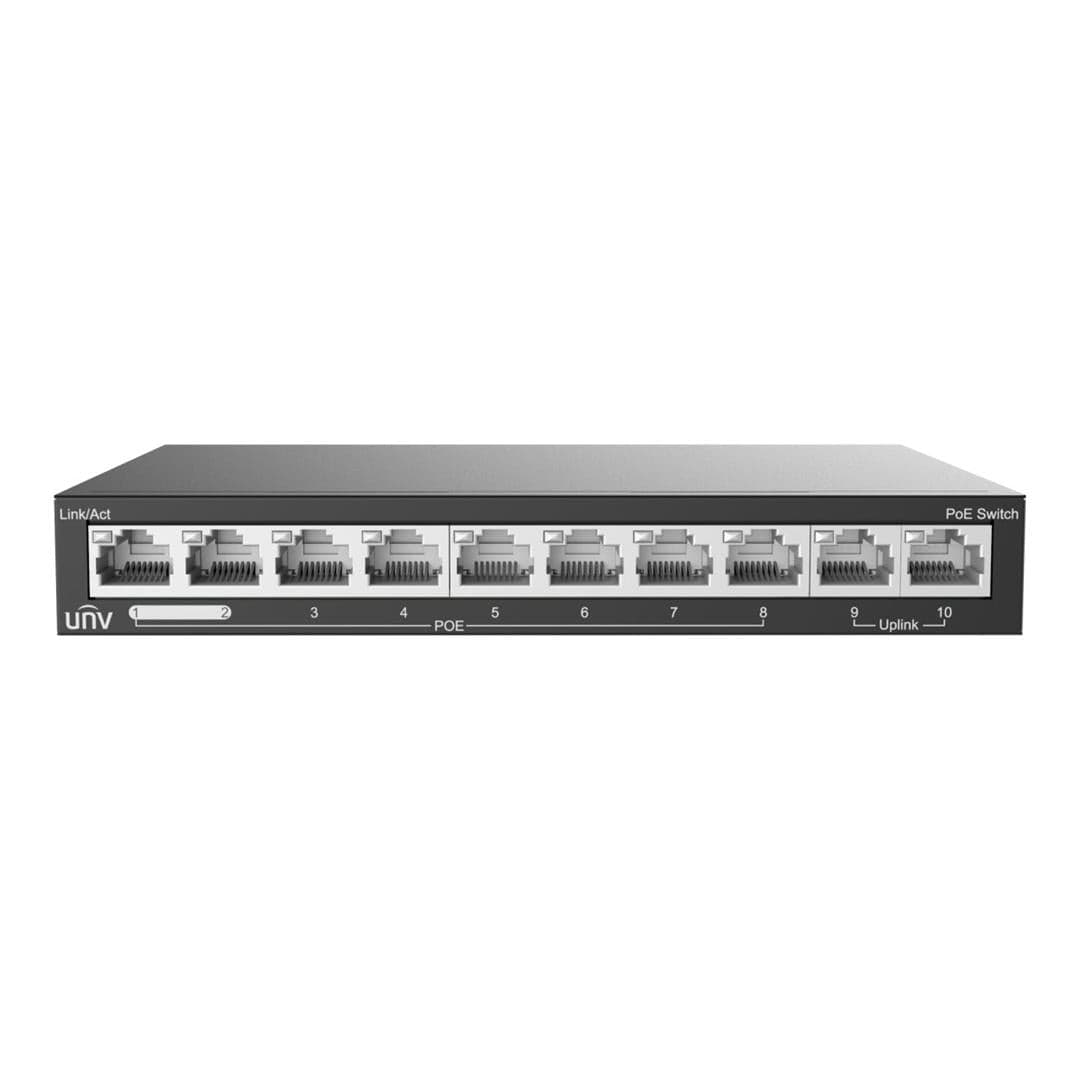 Uniview 10-port PoE Unmanaged Ethernet Switch NSW2020-10T-POE-IN