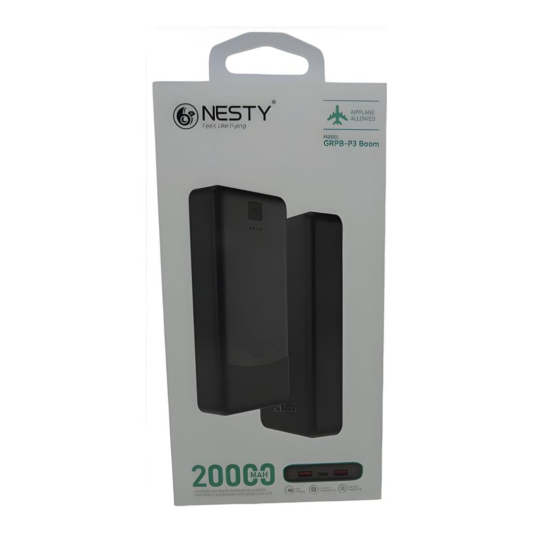 Nesty 20000mAh Multi Functional USB Power Bank Black NTGRPBP3