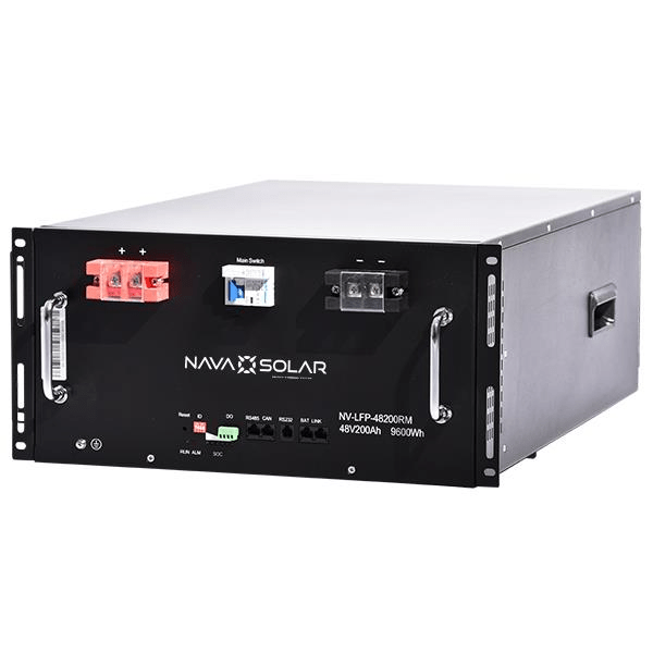 NavaSolar 48V 200AH LiFePO4 RM Battery with BMS NV-LFP-48200RM