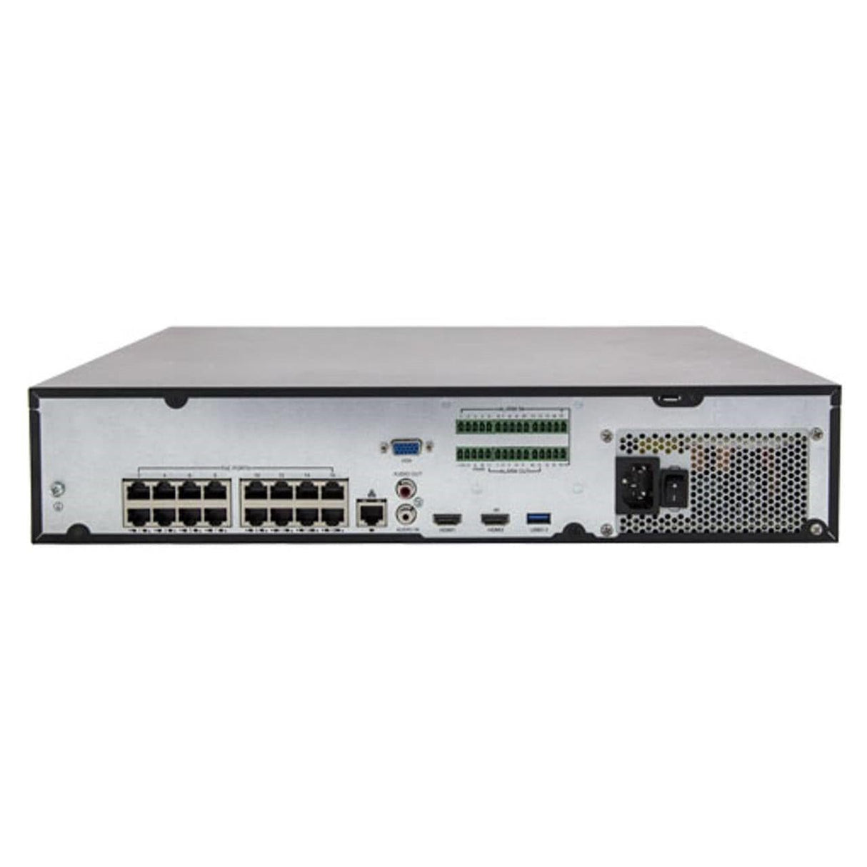 Uniview Ultra H.265 32 Channel NVR with 4 Hard Drive Slots and 16 PoE Ports NVR304-32EP-B