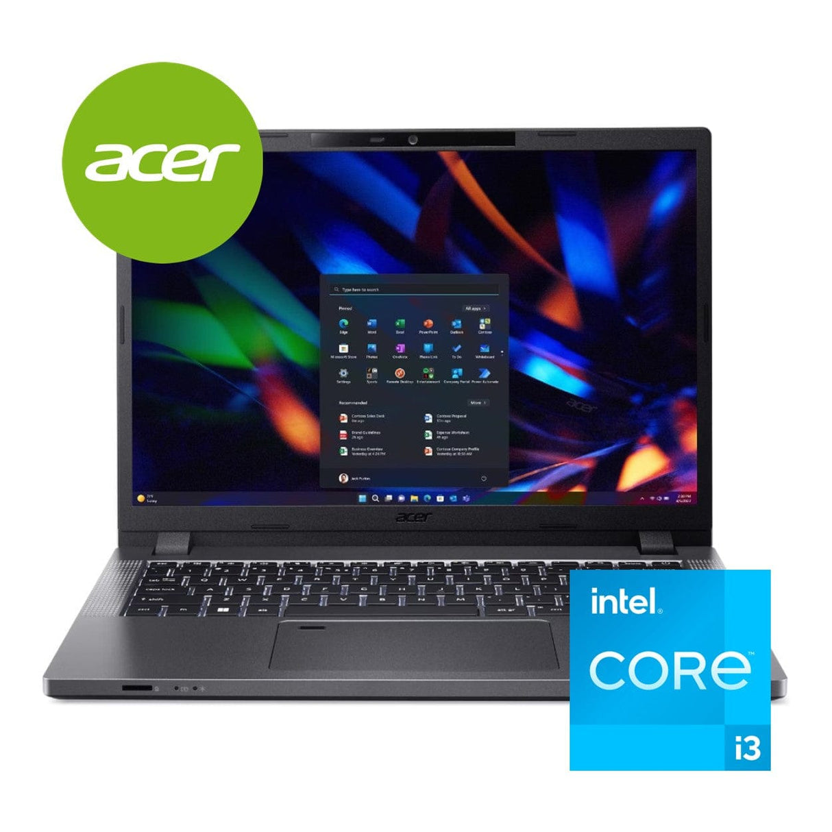Acer TravelMate P2 TMP214-55 14-inch WUXGA Laptop - Intel Core i3-1315U 512GB SSD 8GB RAM LTE Win 11 Home