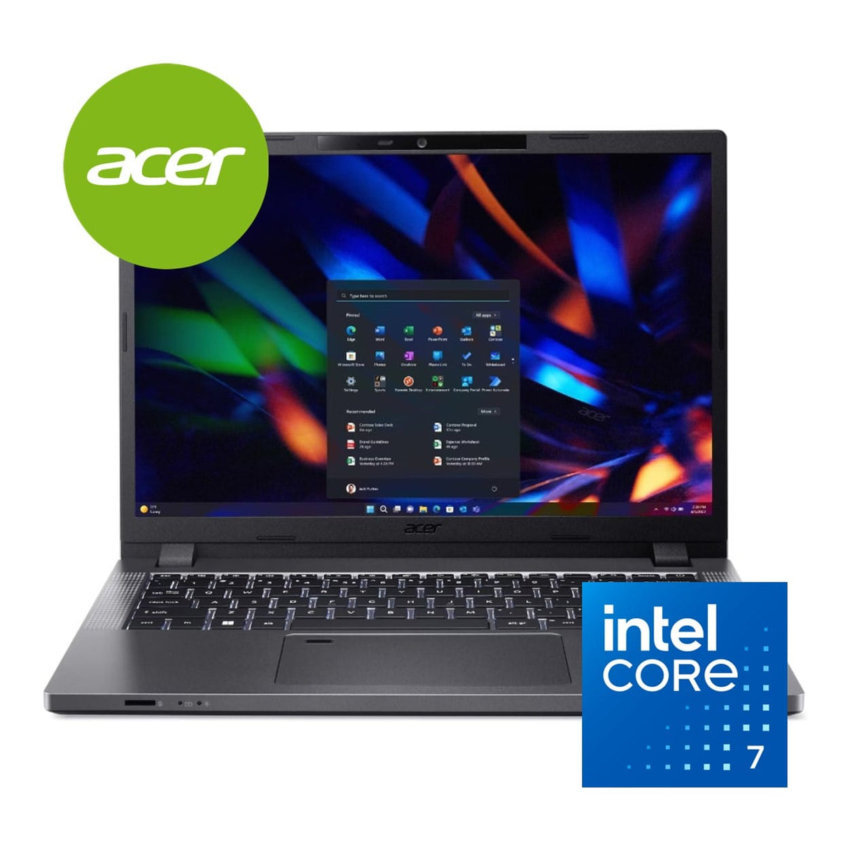 Acer TravelMate P2 TMP214-55T 14-inch WUXGA Laptop - Intel Core 7 150U 512GB SSD 16GB SSD LTE Win 11 Pro