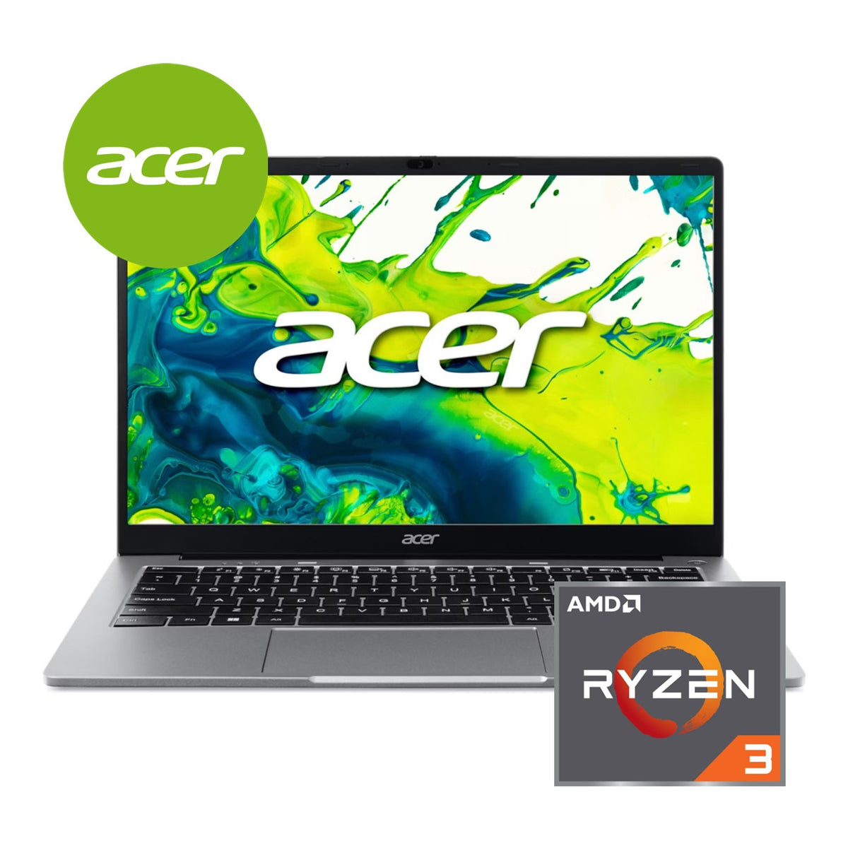Acer Aspire Lite 14 AL14-46P 14-inch WUXGA Laptop - AMD Ryzen 3 5400U 512GB SSD 8GB RAM Win 11 Home Iron