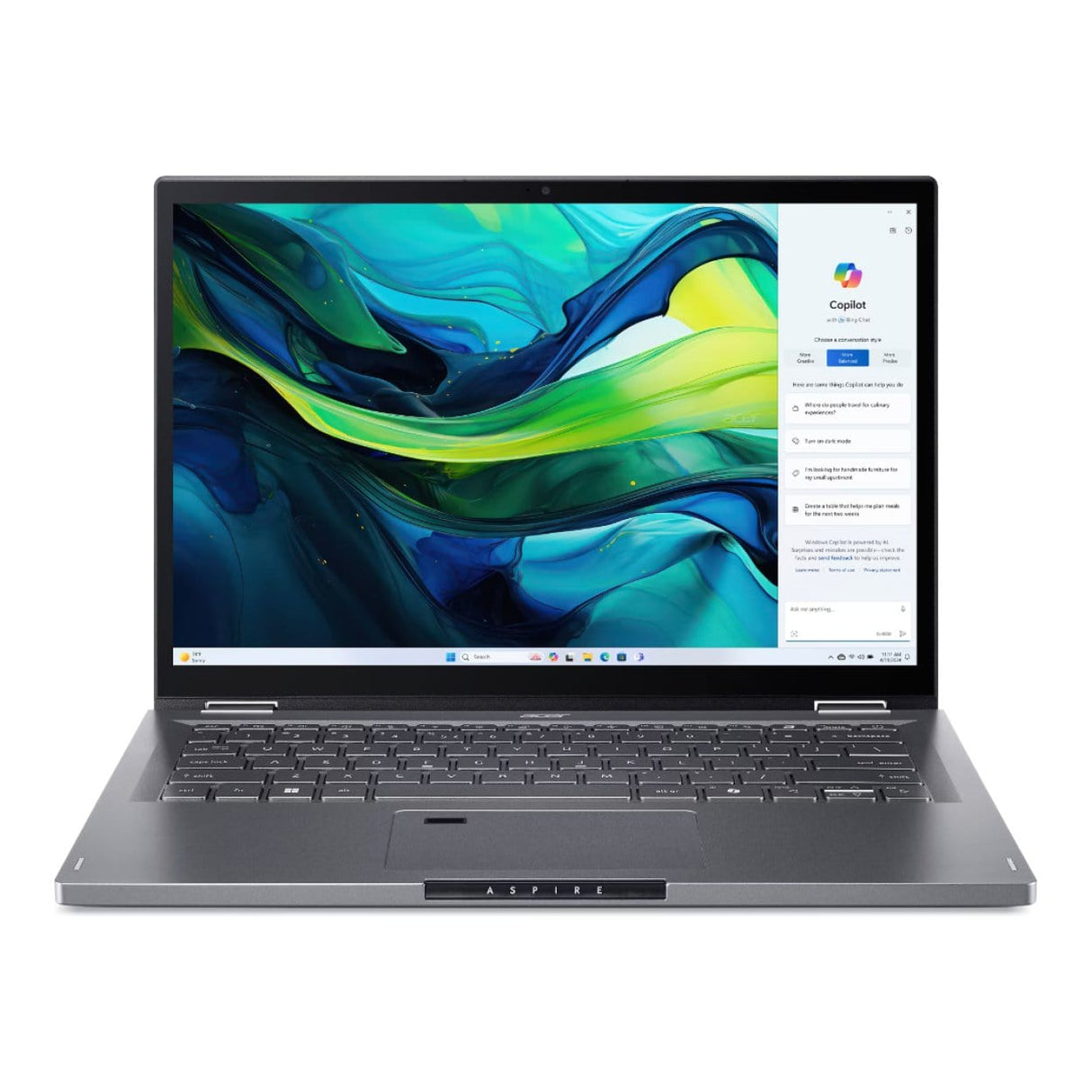 Acer Aspire Spin 14 14-inch WUXGA AI 2-in-1 Laptop - Intel Core Ultra 7 155U 1TB SSD 16GB RAM Win 11 Home