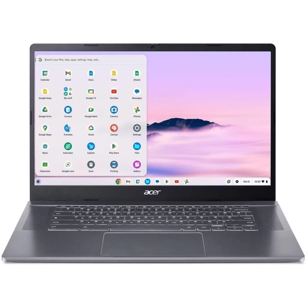 Acer Chromebook Plus 515 15.6-inch FHD Laptop - Intel Core i3-1215U 256GB SSD 8GB RAM Chrome OS NX.KNYEA.001