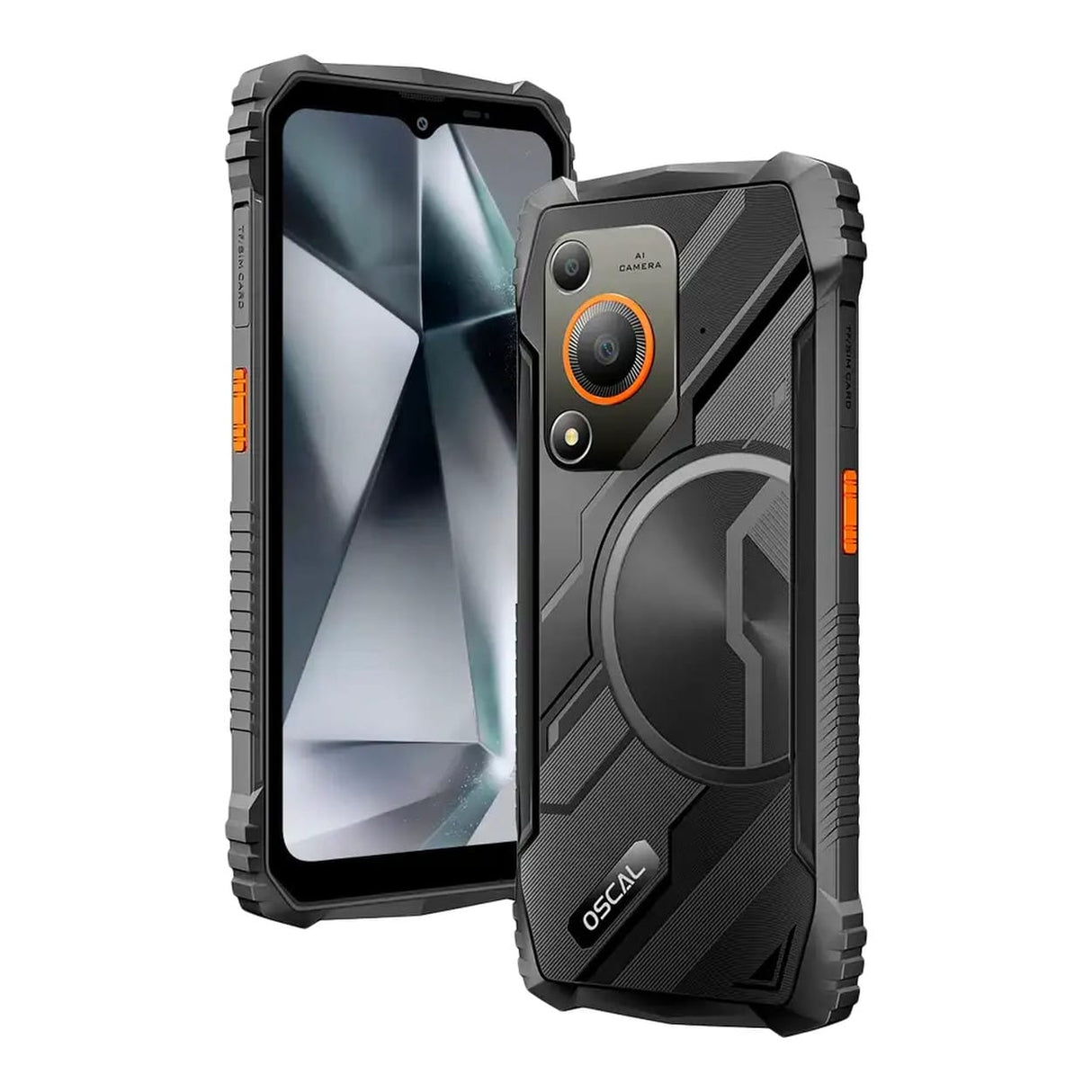 OSCAL Marine 1 Rugged 6.56-inch HD Smartphone - Octa-core T615 128GB ROM 4GB RAM LTE Wi-Fi Android 15