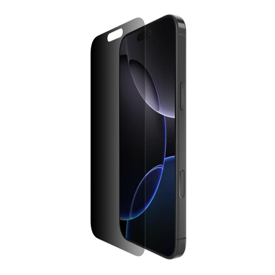 Belkin ScreenForce InvisiGlass Privacy Treated Screen Protector for iPhone 16 Pro Max OVA170HQ