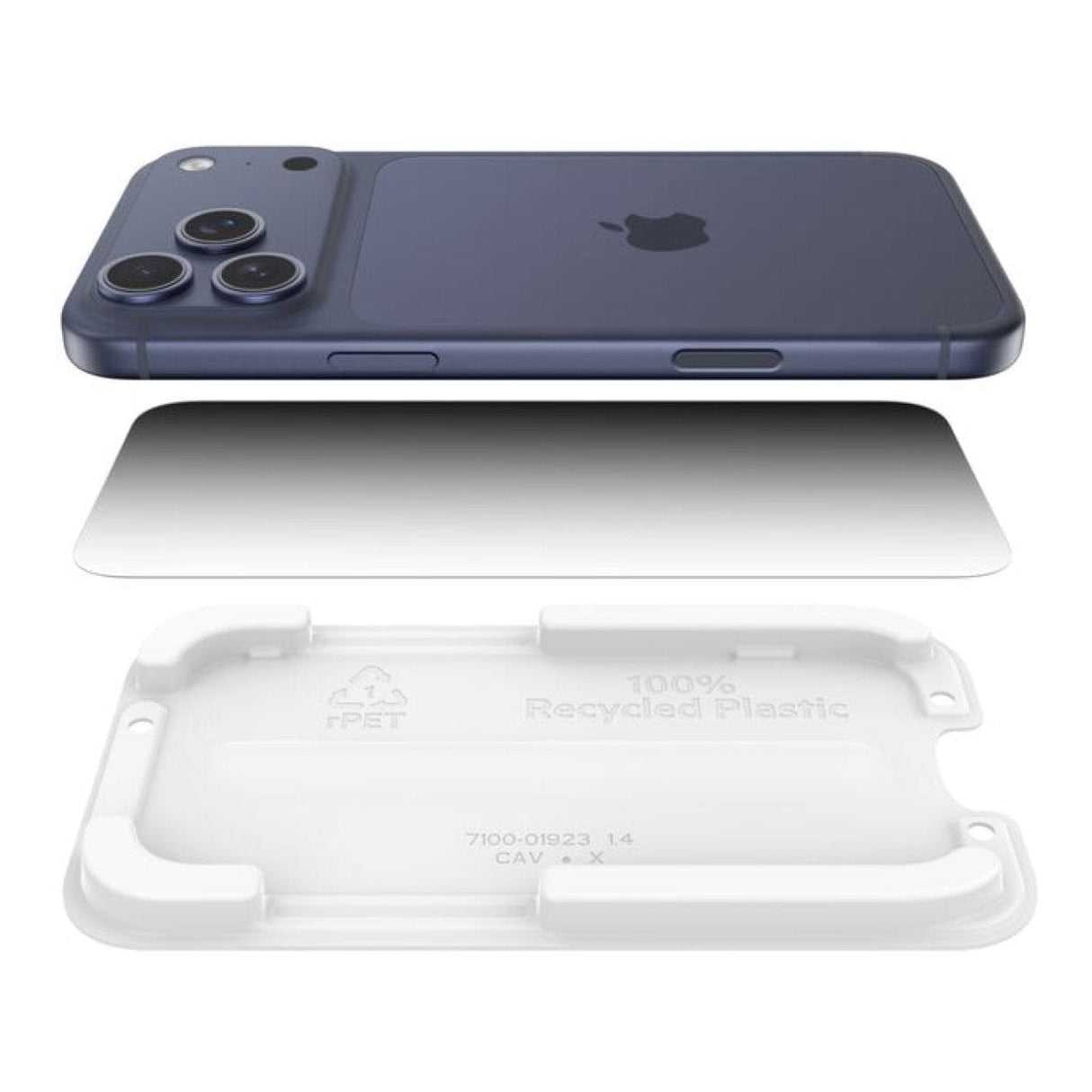 Belkin InvisiGlass Privacy Filter Screen Protector for iPhone 17 Pro OVA213HQ