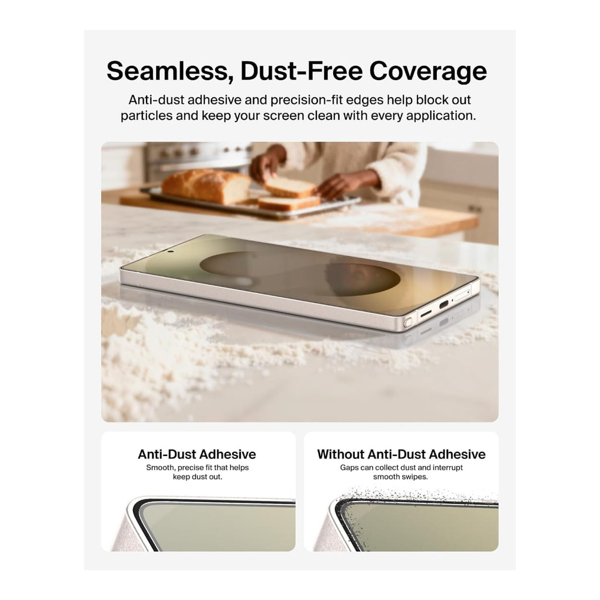 Belkin ScreenForce Titan SmartShield Anti-Reflective Screen Protector for Samsung Galaxy S26 Ultra OVB074HQ