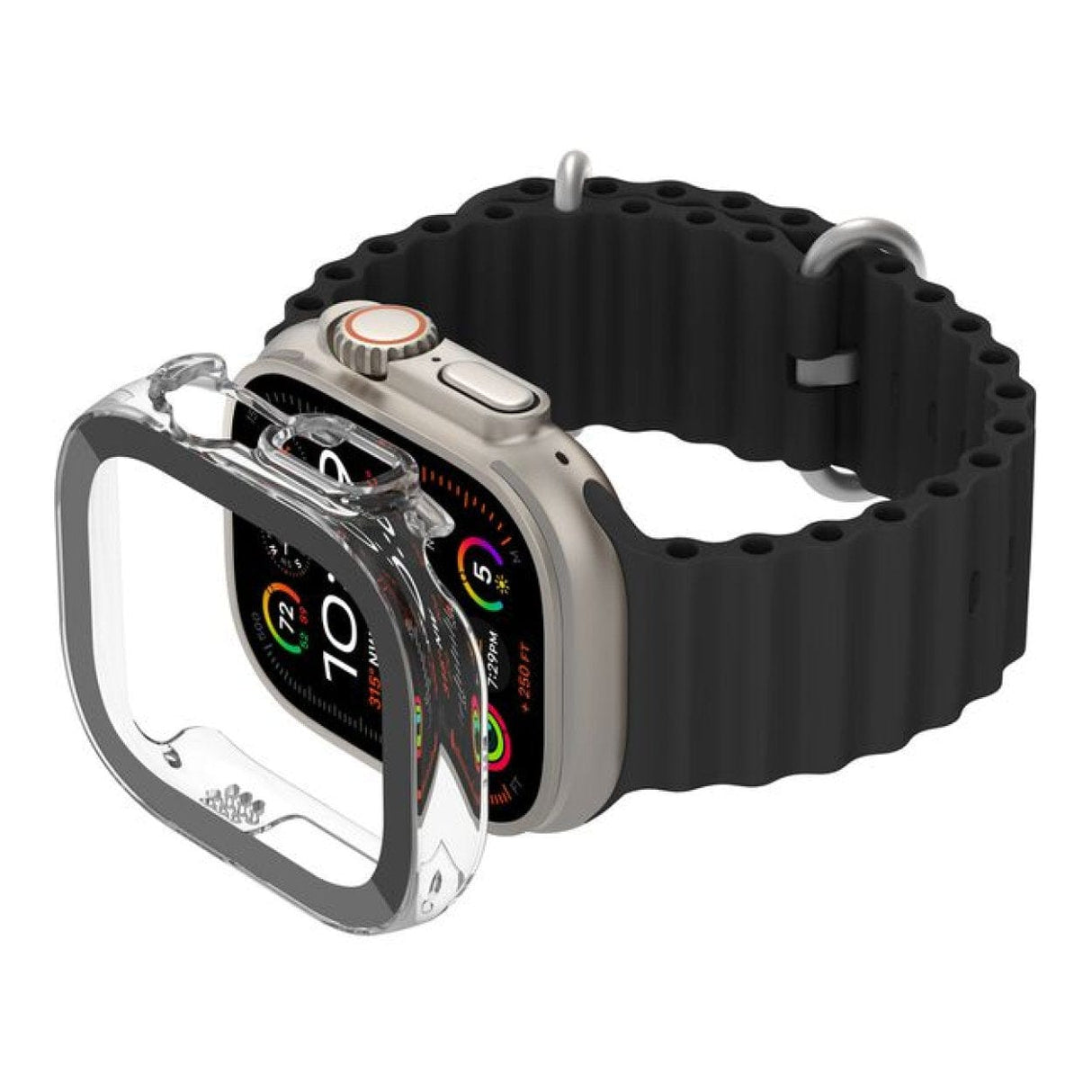 Belkin ScreenForce TemperedCurve 2-in-1 Screen Protector with Bumper for Apple Watch OWA001ZZCL