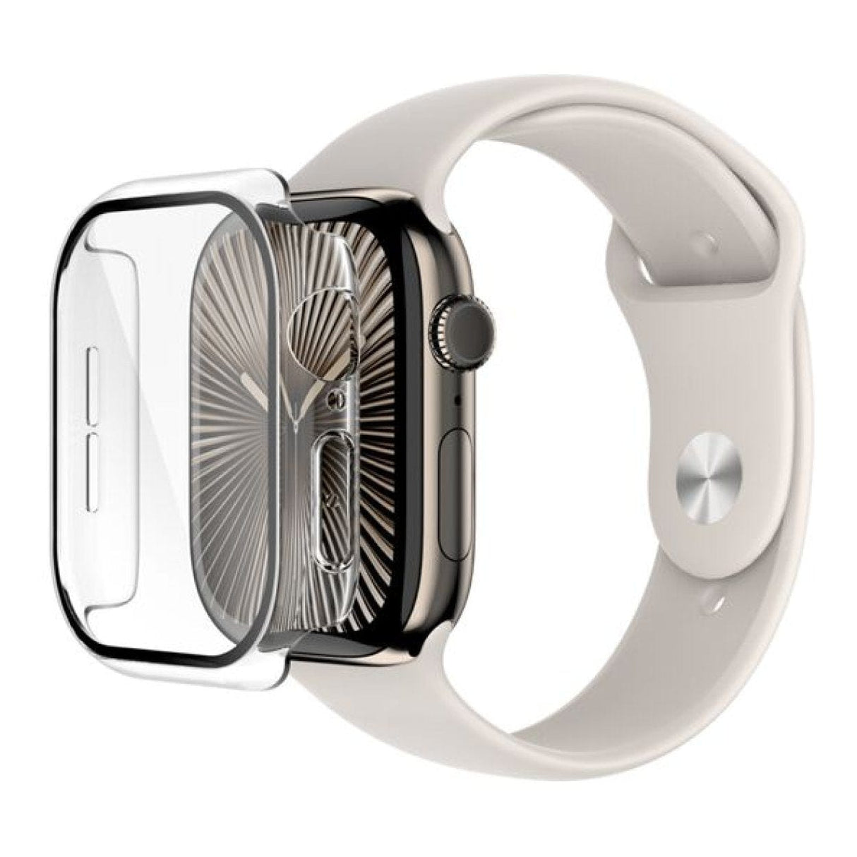 Belkin ScreenForce TemperedCurve 2-in-1 Screen Protector with Bumper for Apple Watch OWA003HQCL