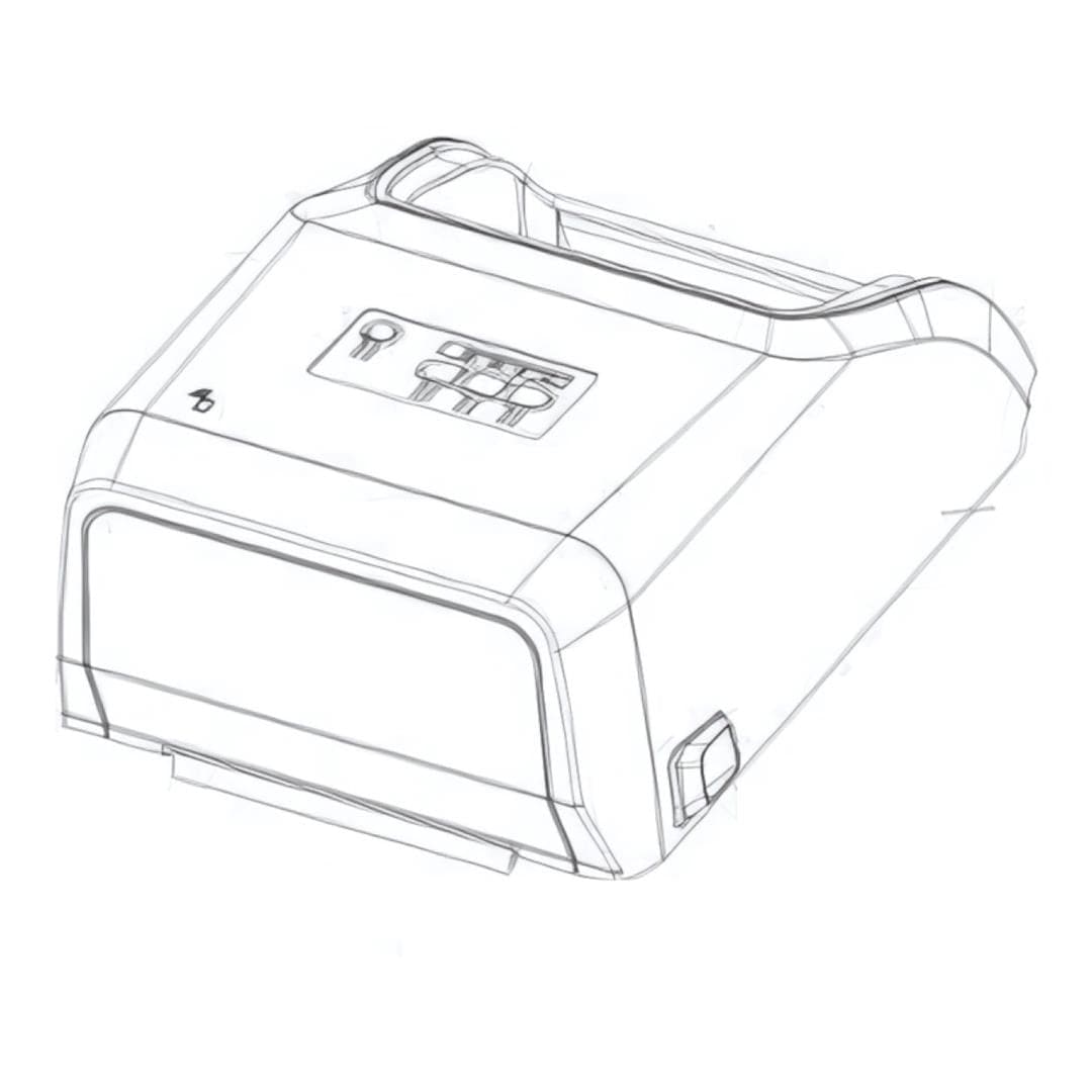 Zebra Cover Assembly for ZD421T P1112640-202