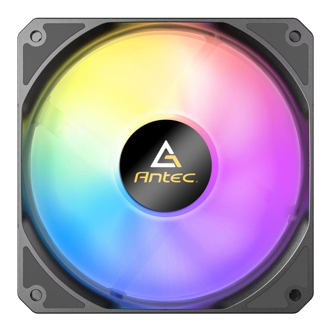 Antec P12 PWM 120mm ARGB Reverse Case Fan - Black P12R ARGB