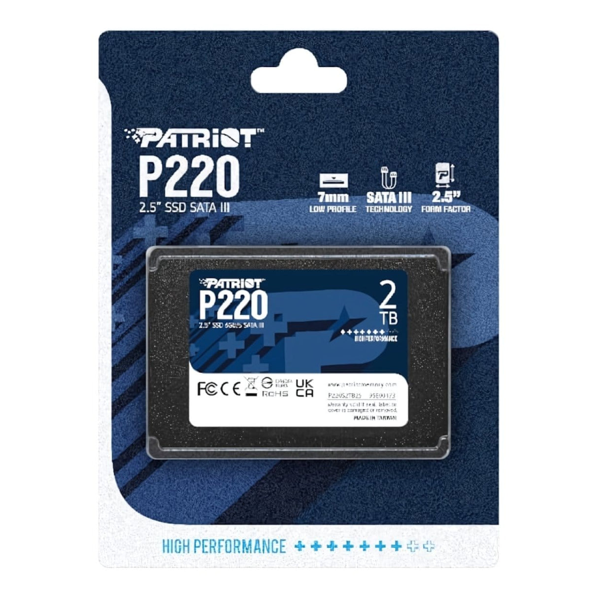 Patriot P220 2.5-inch 2TB Serial ATA III Internal SSD P220S2TB25