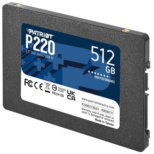 Patriot Memory P220 2.5-inch 512GB Serial ATA III Internal SSD P220S512G25
