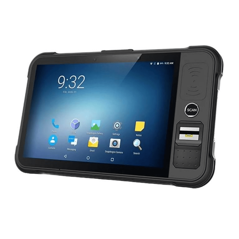 Chainway P80 8-inch 4G Rugged Tablet - 64GB ROM 4GB RAM SE4710 Morpho CBM-E3 Android 13 P80-2SE-N-FM-C2R4