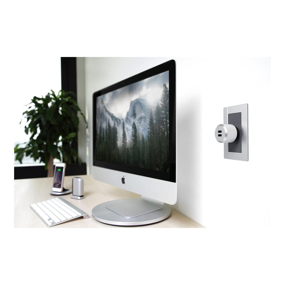 Just-Mobile Aluplug AC Adapter EU Plug PA-168EU