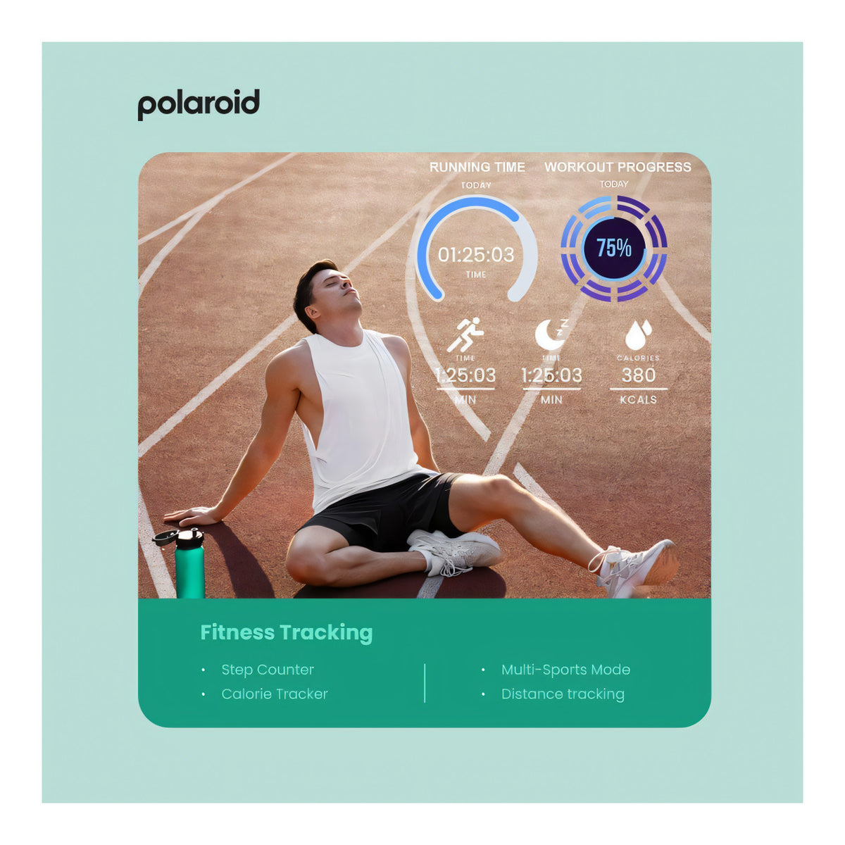 Polaroid Elite Smart Watch Black PA81BK