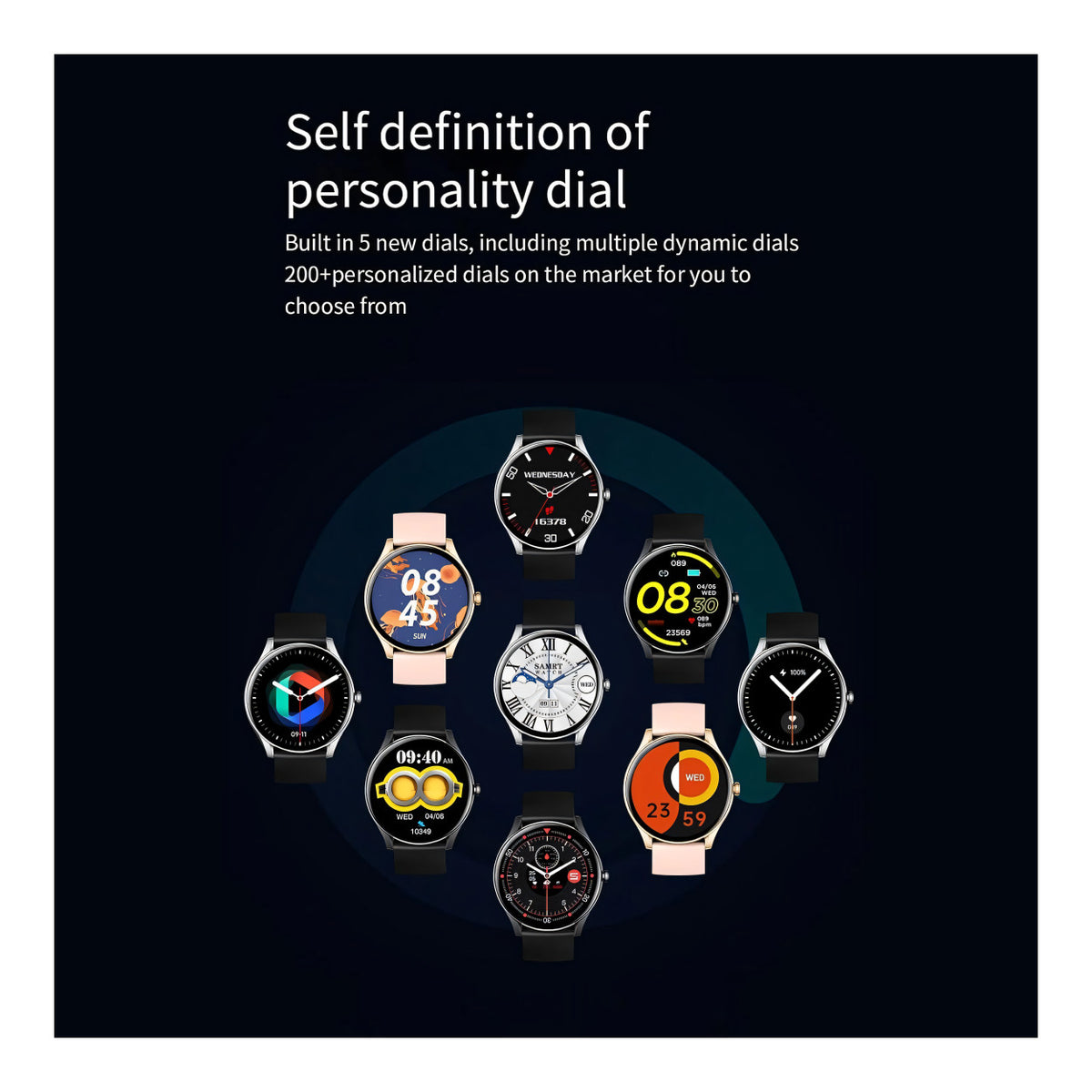 Polaroid Elite Smart Watch Black PA81BK