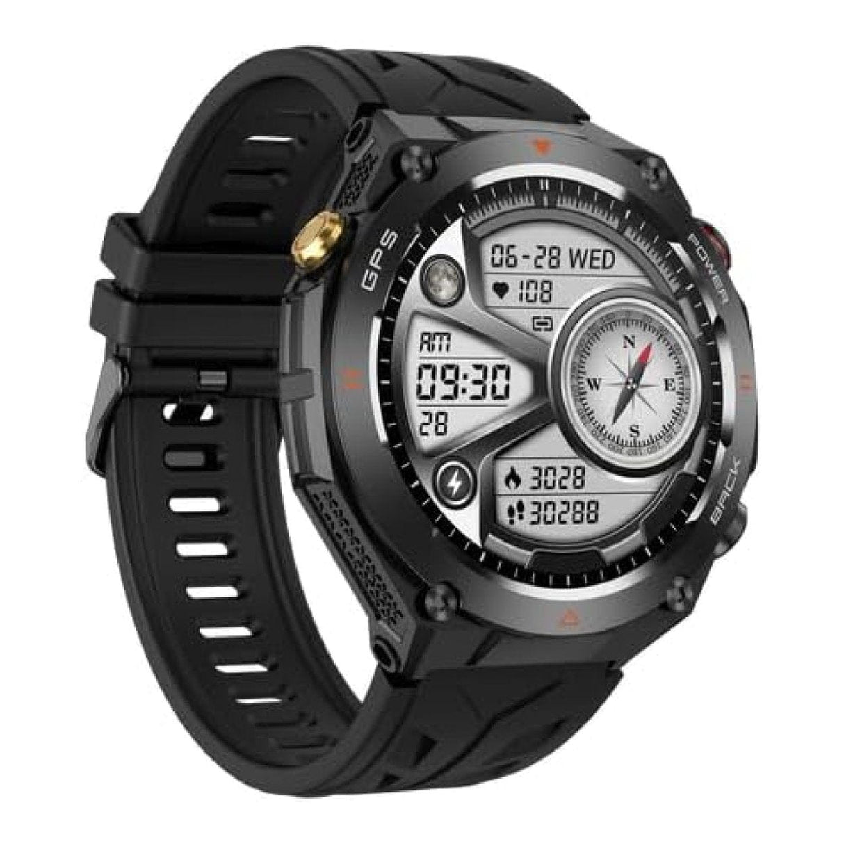 Polaroid Pulse GPS Smart Watch Black PA82