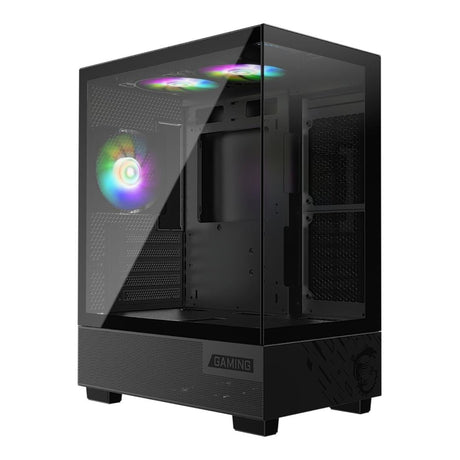 MSI PAG PANO M110A Micro-ATX Gaming PC Case Black
