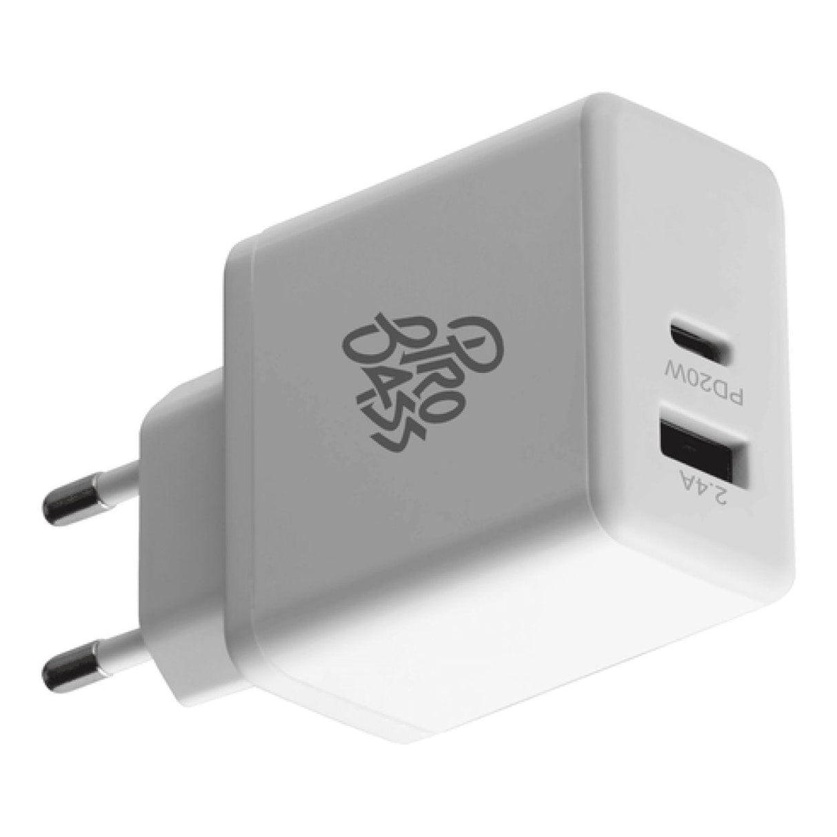 Pro Bass Dual USB Type-C 32W Wall Charger White PB-PDQ013-BK