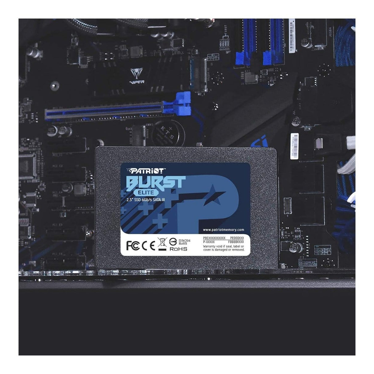 Patriot Burst Elite 2.5-inch 480GB SATA Internal SSD PBE480GS25SSDR